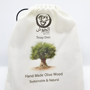 HAND MADE OLIVE WOOD SOAP DISH - SUSTAINABLE & NATURAL