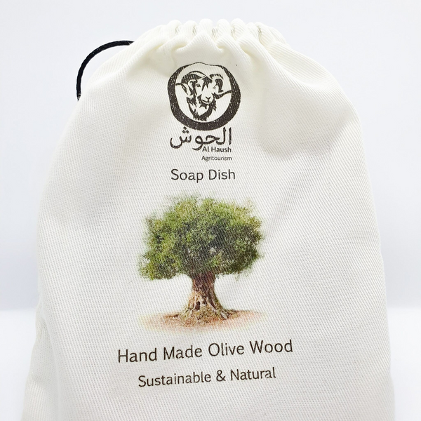HAND MADE OLIVE WOOD SOAP DISH - SUSTAINABLE & NATURAL
